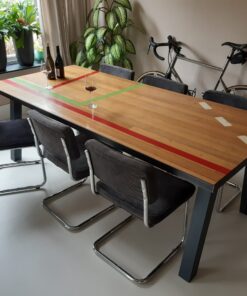 sportvloertafel met originele belijning sportvloer