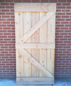 Tuindeur douglas model K-Bar