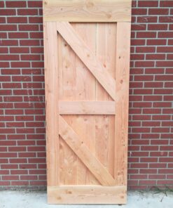 Douglas tuindeur rechts draaiend, SBK, op maat gemaakt